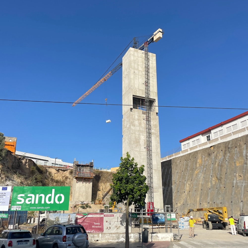 Torre mirador en Chiclana Construcción de torre mirador en Chiclana